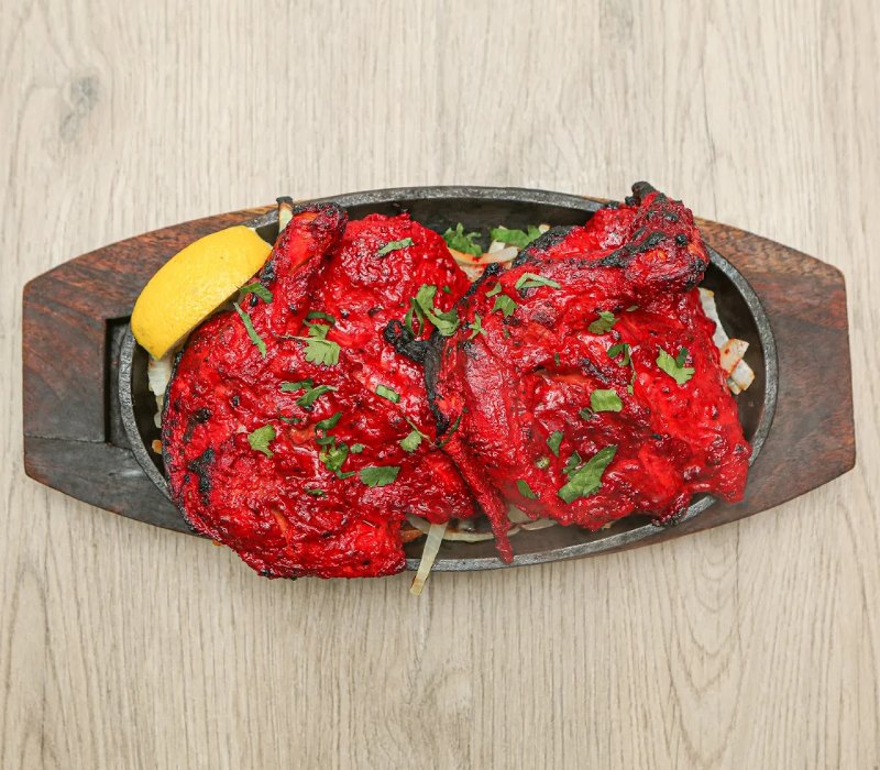     Tandoori Chicken served at Kurry Kingdom East Kilbride